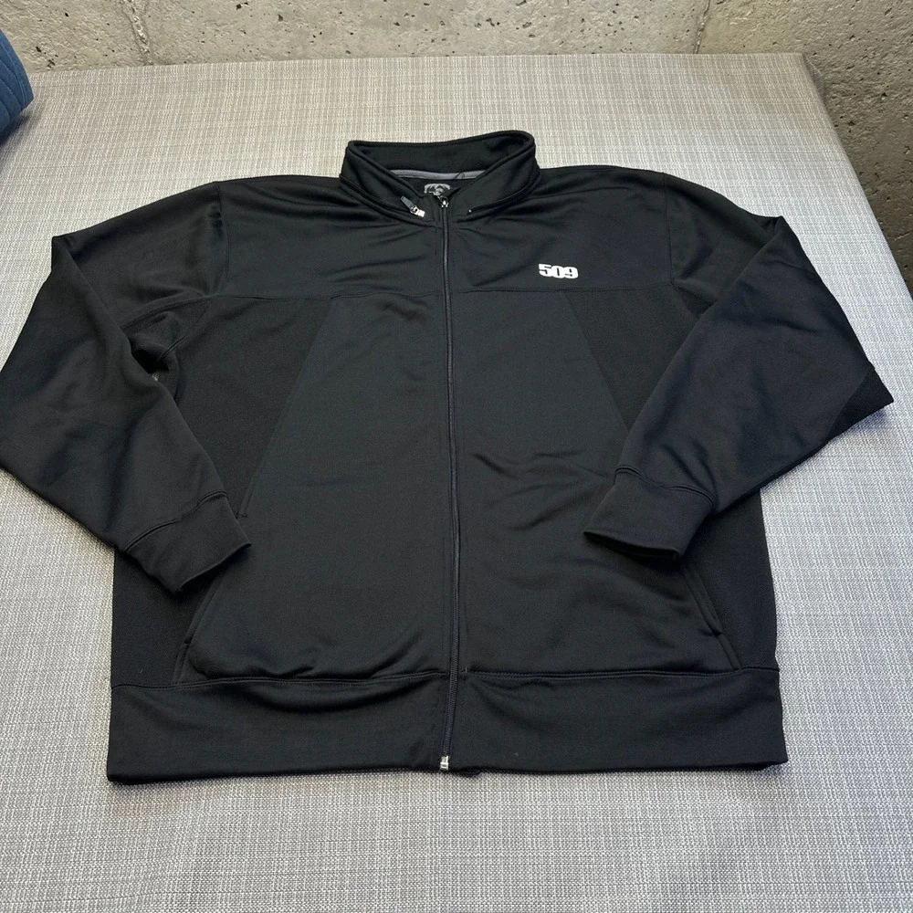 509 Jacket Mens 2XL Black‎ Full Zip Fleece Lined Five O Nine Outdoors